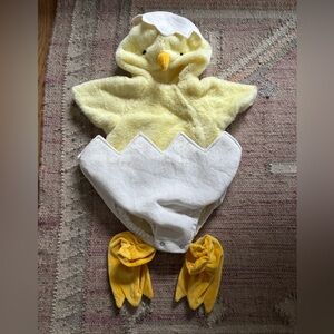 Pottery Barn Kids baby Egg Chick costume